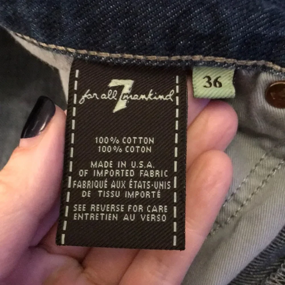 7 For All Mankind dark wash